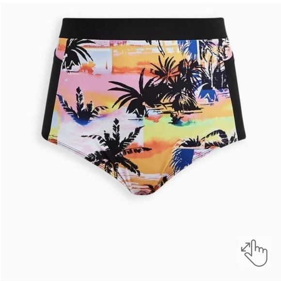 TORRID active Swim Bottom, Sz M/L fits L/XL NWT - Picture 3 of 10